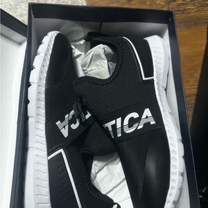 Nautica Black and White Kids Sneakers